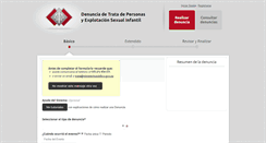 Desktop Screenshot of denuncias.ministeriopublico.gov.py