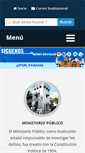 Mobile Screenshot of ministeriopublico.gob.pa